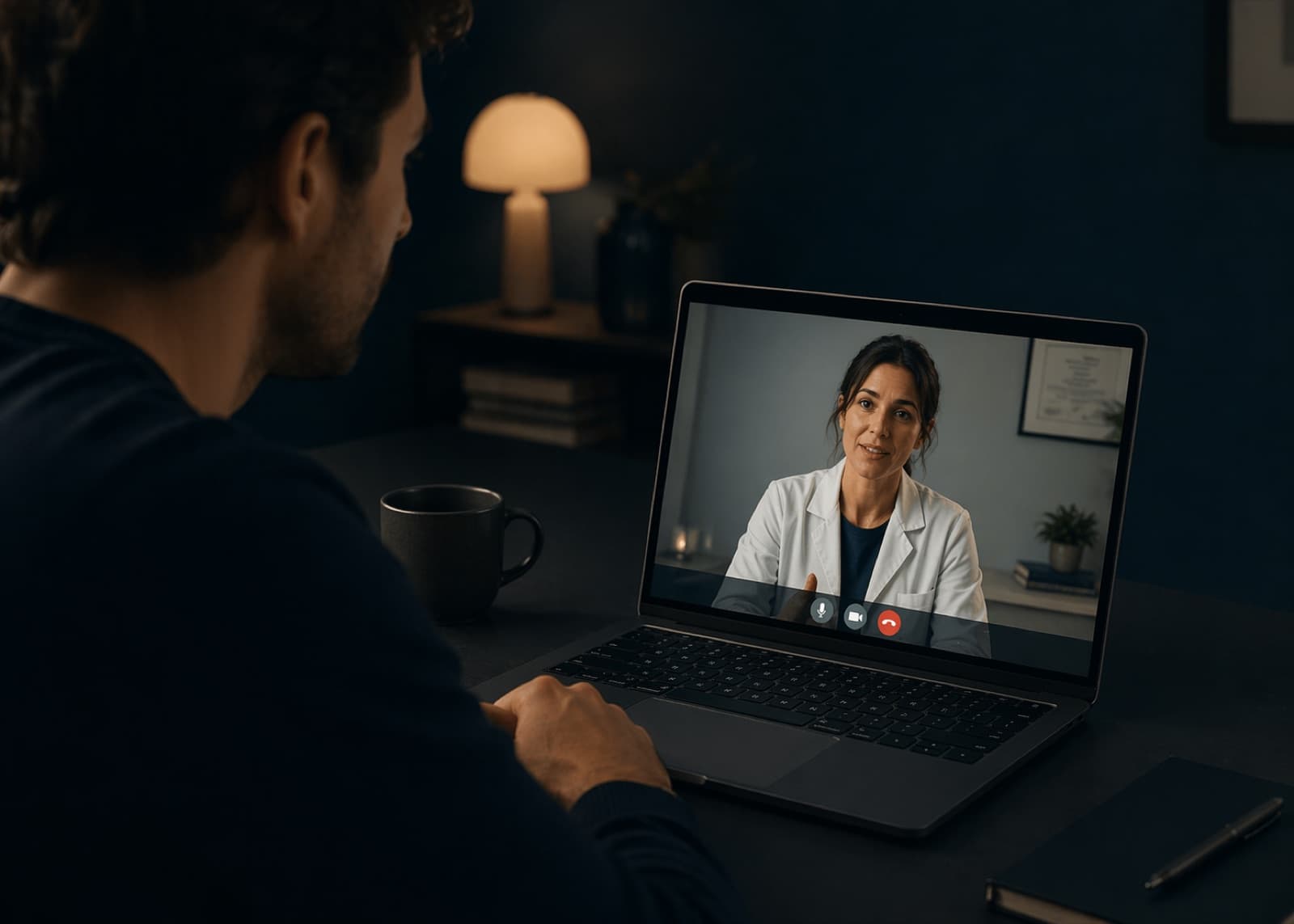 Videoconsulta médica con un especialista del programa